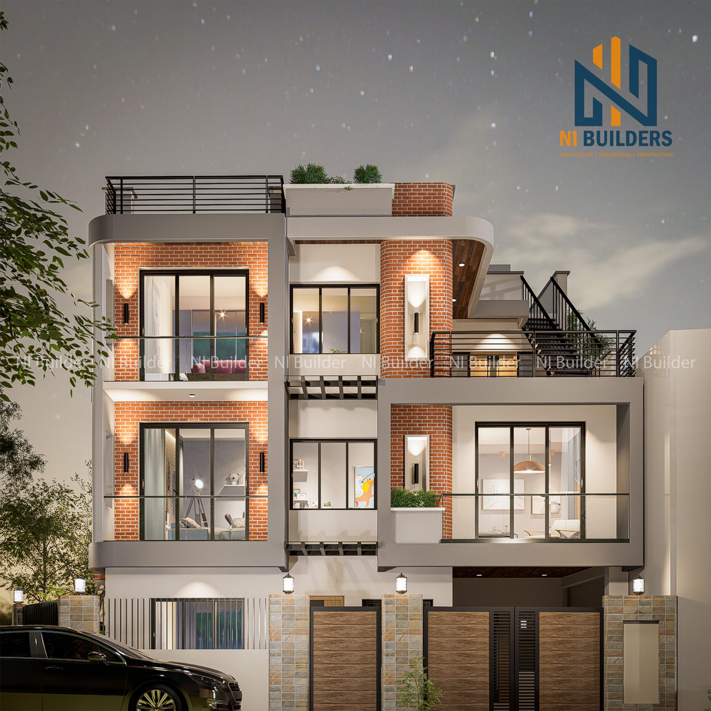 Brick Façade Residence — photo 2